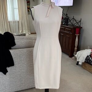 Calvin Klein Soft pink sheath dress